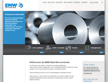 Tablet Screenshot of emw-stahlservice.de